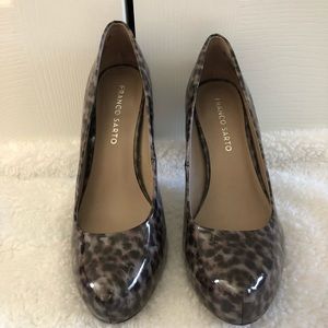 Franco Sarto animal print pumps